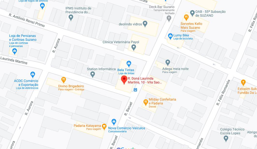 Localização da Nossa Sede